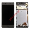 Original set LCD Black Sony F5121 Xperia X, F5122 Xperia X Dual Front cover with touch screen and lcd display 
