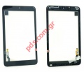 original external glass with touch (OEM) Alcatel One Touch 9005X Pixi 8 3G Black (Version long flex) with front cover