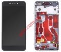 Set display (OEM) LCD OnePlus X Black Front cover frame with Glass touch screen digitizer.