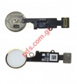  (OEM) iPhone 7 (4.7) Gold Flex cable Home Button    (w/ Fingerprint Scanner)