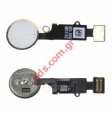 Flex cable (OEM) iPhone 7 (4.7) Rose Gold Home Button (w/ Fingerprint Scanner) 