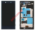 Original LCD set Black Sony Xperia X Compact F5321 (Full Front cover with LCD Display + Touch Screen) 