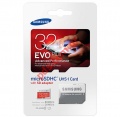 Memory card Samsung 32GB EVO Plus C10 95/20MB/s MB-MC32D Micro Secure Digital Trans Flash w/Adapter BLISTER