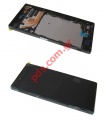    LCD set Black Sony E6833, E6883 Xperia Z5 Premium Dual    (front cover with touch screen and display)
