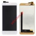 Set LCD (OEM) White Lenovo Vibe C Touch screen with digitizer and display