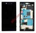 Set LCD () Black Sony F5321 Xperia X Compact (Front cover with touch screen and LCD dispaly)