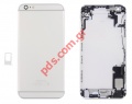 Complete Back cover (OEM) iPhone 6s Plus White Silver with parts