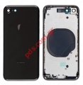 Back battery cover (OEM) w/parts set iPhone 8 (1863) Black  