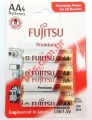 Battery alkaline Fujitsu LR06 AA PREMIUM Pack 4P (1.5V - Type AA / LR06 Pack of 4 pcs)