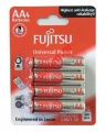 Battery alkaline Fujitsu LR06 AA UNI Pack 4P (1.5V - Type AA / LR06 Pack of 4 pcs)