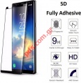 Tempered glass film Samsung Galaxy Note 9 960 Black full glue Curved 0,25mm Clear.