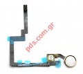  Flex cable complete Home iPad Mini 3 Gold    with plastic home button