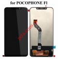 Set LCD (OEM) Xiaomi Pocophone F1 M1805E10A Black Display + Touchscreen digitizer NO/FRAME