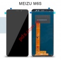 Set LCD (OEM) Black Meizu M6s Display Touch Screen Digitizer