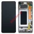 Original LCD set Blue Galaxy S10 G973F Prism (Frame Display touch screen with digitizer)
