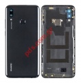 Original battery cover Huawei P Smart 2019 Black (POT-LX3, POT-LX1, POT-AL00) whith finger touch sensor