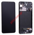 Original LCD set Samsung A307 Galaxy A30s Black (Display Touch screen with digitizer) w/frame