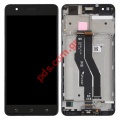 Set LCD (OEM) Asus ZenFone 3 ZOOM ZE553KL Black with Frame Touch screen with digitizer (W/FRAME)