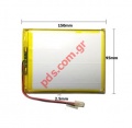 Universal battery Tablet 3.7v Lion 4500mAh Dimension (15X9.5X2.5cm).