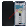 Original set LCD Xiaomi Redmi Note 9s (6.67inch) Blue Front Frame cover Touch Screen Digitizer