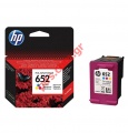 Original HP 652 Tri-color Ink (F6V24AE) Advantage Cartridge 