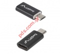 Adaptor USB Type-C (F) to Micro-B (M) 2.0 Black bulk