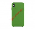 Case silicon iPhone 11 PRO Army Green soft touch Blister