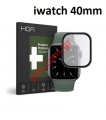 Tempered glass Apple Watch Hofi Hybrid Series 4, Series 5, Series 6, Series SE (40mm) 7H AntiCrash / AntiShock Black