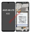 Original LCD Samsung Galaxy A32 4G LTE (SM-A325B) 2021 Black Box (ORIGINAL OLED) w/battery