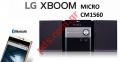 Micro HiFi LG CM1560 10W FM MP3 USB Bluetooth 2.1 chanell Black