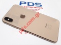 iPhone XS MAX 6.5inch Gold (PULLED GRADE B) A2101 middle back battery cover frame including some parts 