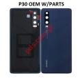 Battey cover Huawei P30 (ELE-L29) Black OEM W/PARTS 