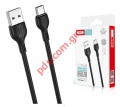 Cable XO NB200 TYPE-C 2.1A 2M Black (FAST CHARGING)
