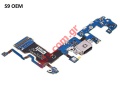 Charging board flex Samsung S9 Galaxy G960 Cable with microfone OEM