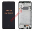   Samsung Galaxy A32 4G LTE (SM-A325B) 2021 Black (W/FRAME - NO BATTERY) ORIGINAL AMOLED