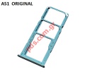 Original simholder Samsung A515 Galaxy A51 Blue DUAL SIM/SD Tray Bulk