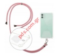 Neck strap universal for smartphones Pink color