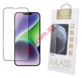   iPhone 14 PRO MAX (6.7) Full Glue 10D Black Tempered glass 0,25mm Box