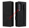 Case Samsung Galaxy Z Fold 4 F936B Wallet Black with place for stylus pen Blister
