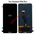 Set Huawei P20 Pro (CLT-L29) OEM Black Display TFT + Touch screen digitizer (NO FRAME) 