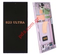 Original set LCD Samsung Galaxy S23 ULTRA SM-S918B Purple Complete w/frame Box