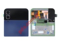   small Samsung Galaxy Z Flip4 5G (SM-F721B) 2022 OUTER Cover Display AMOLED Blue Box ORIGINAL