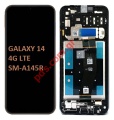 Original set Samsung Galaxy A14 4G LTE SM-A145F EU 2023 6.6 inch Black LCD Display W/frame ORIGINAL