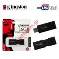   Kingston DT100 16GB USB 3.0 G3 DataTraveler Drive flash drive stick 