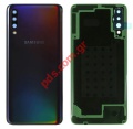 Original back battery cover Samsung A307F Galaxy A30s Black Blister