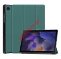 Case book Trifold Samsung Galaxy TAB A8 10.5 inch X200 Green stand Blister
