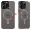 Case TPU iPhone 15 PRO MAX (A3106) 6.7 Magforce Light Grey Transparent Blister