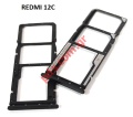   SIM tray Xiaomi Redmi 12C Grey (22120RN86G)    SIM TRAY Bulk