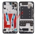 Front LCD cover frame Huawei P SMART Z (STK-LX1) Black OEM with parts Bulk