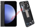 Original set LCD Samsung S911B Galaxy S23 5G Grey Display Touch screen digitizer W/FRAME ORIGINAL SVP BOX